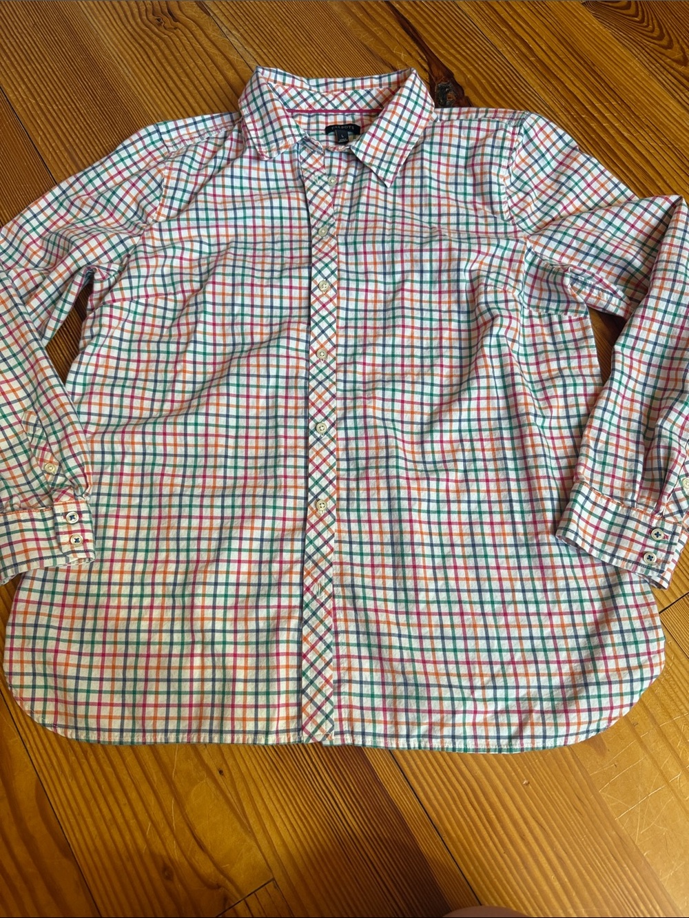 Colorfully beautiful Talbots Button-Down Shirt